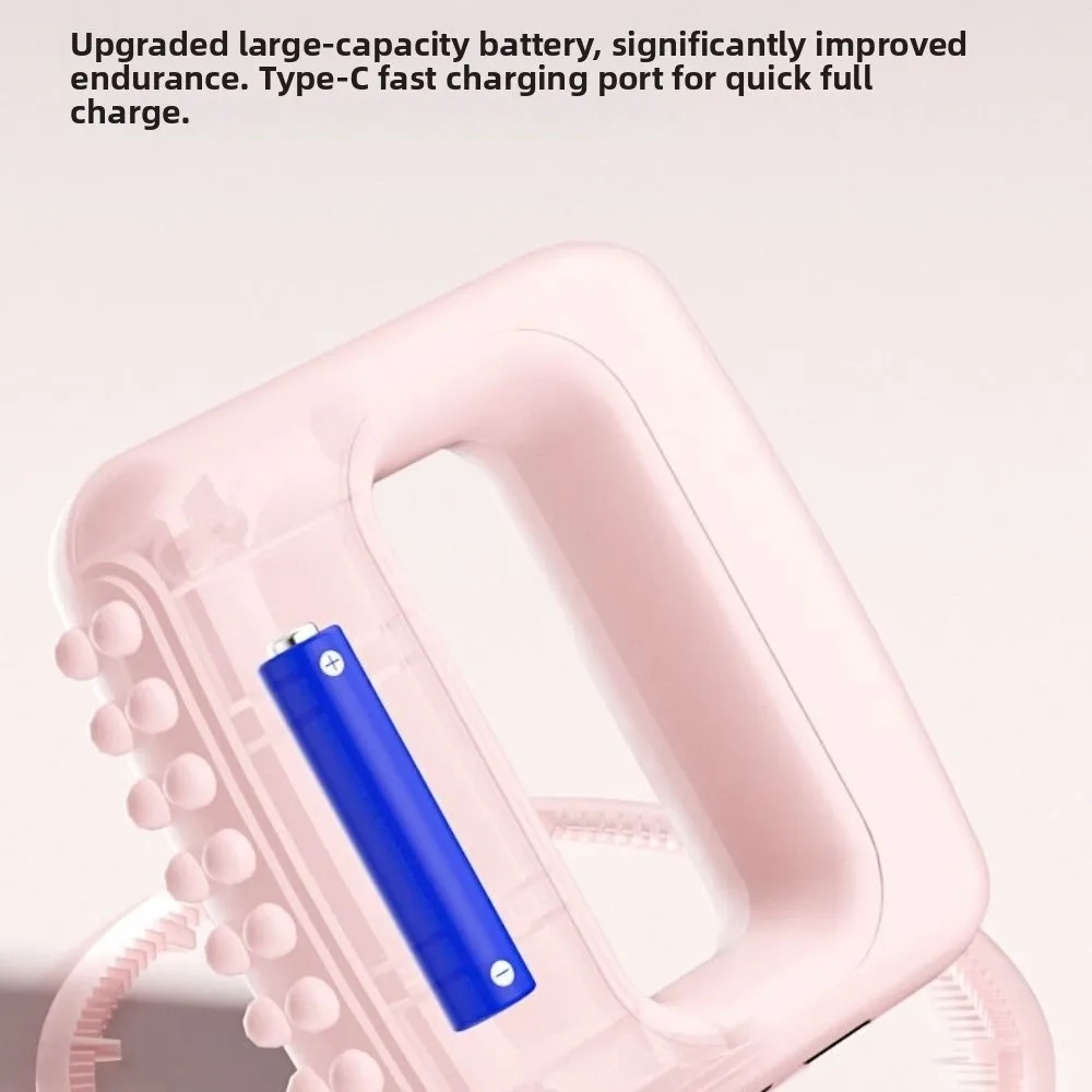 

Rechargeable Fascia Ring Massager 5 Speed Vibration Portable Waist Massager Hand-held Electric Fascia Ring Relaxing Muscle