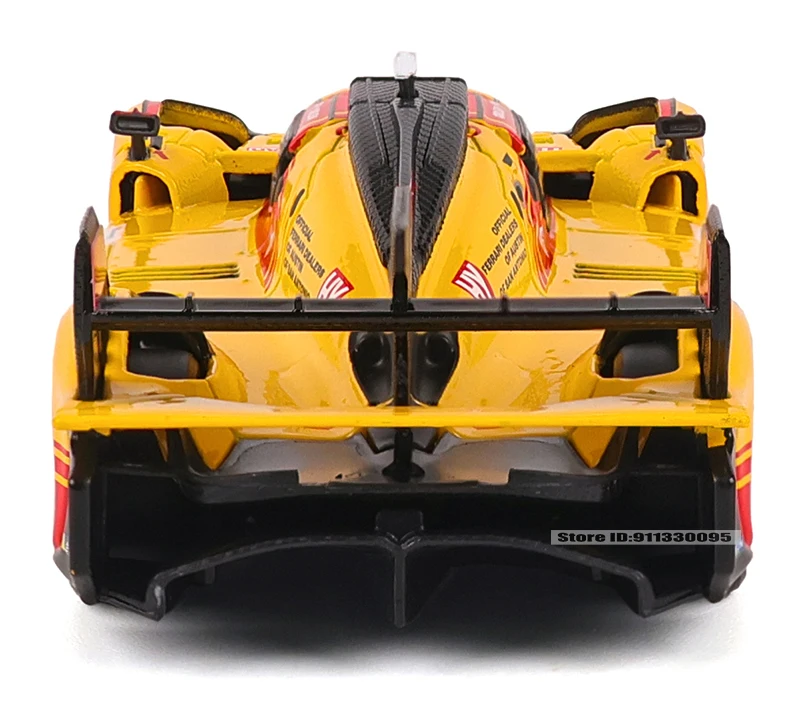 Bburago 1:43 Le Mans Ferrari 499P 2024 488 250 512 Alloy Luxury Vehicle Diecast Pull Back Cars Model Toy Collection Gift