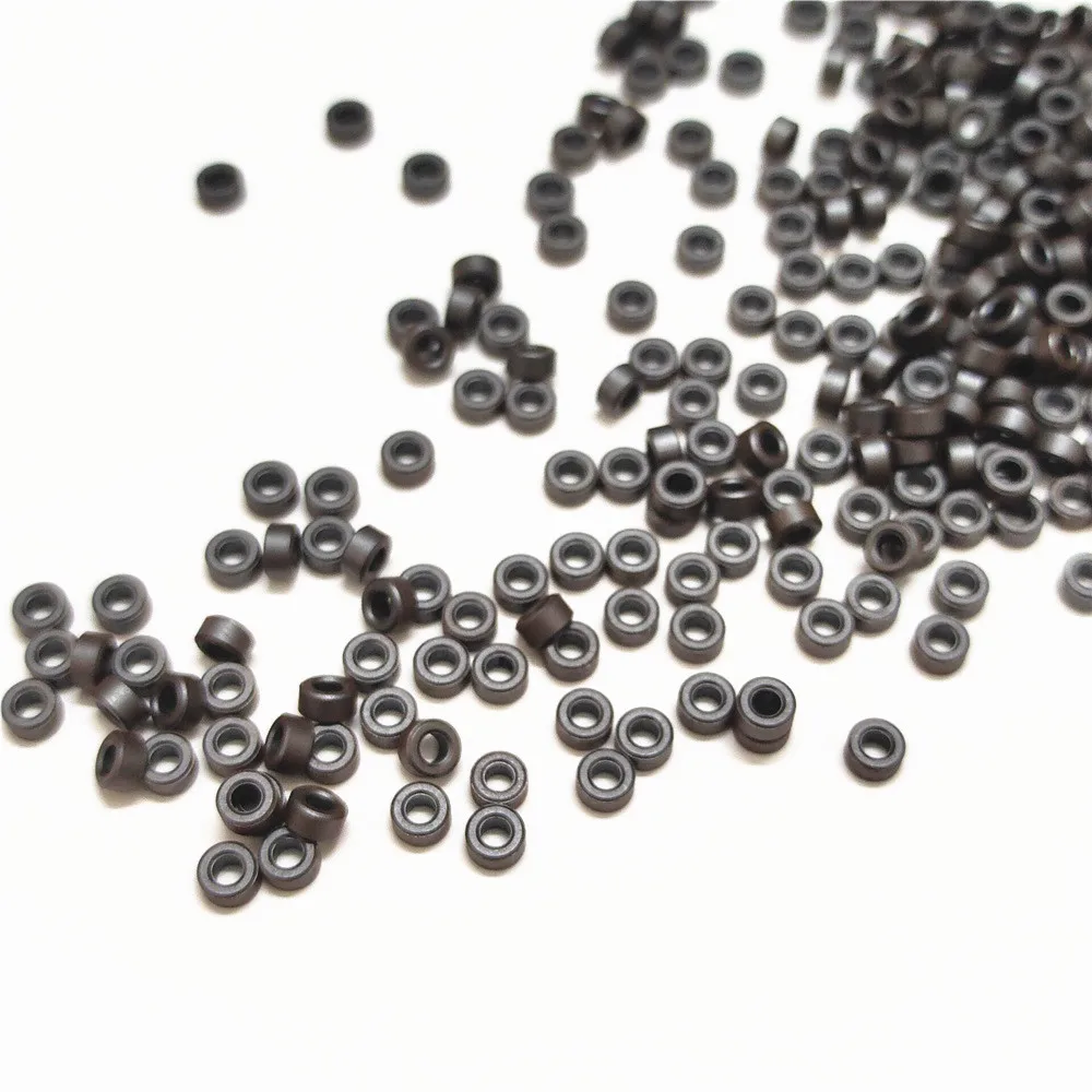 200-5000Pcs Magnetic bead ferrite core 4*2*2mm hollow magnetic bead small flux pin anti-interference filtering small magnetic