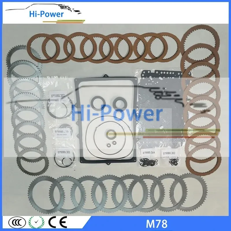 

M78 New Repair Kit 6 Speed Automatic Transmission Gearbox Rebuild Master Kit Friction Plates Steel Kits Gaskets For Ssangyong