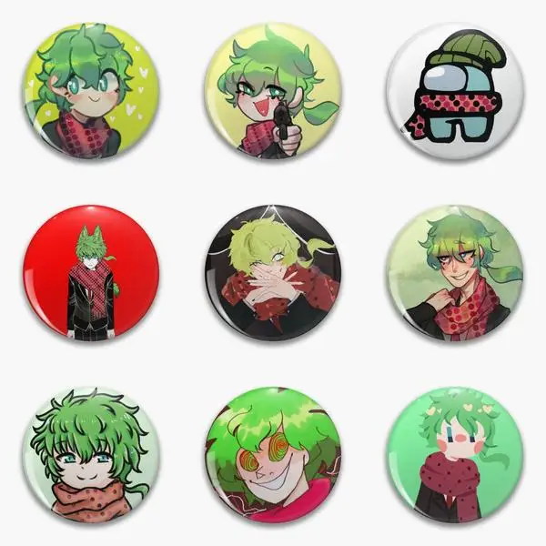 Yttd Midori Con Pistola Idk Sara Kinda Sus Catboy A Morbido Pulsante Spille Distintivo Personalizzabile Cappello Carino Donne Decorazione In Metallo