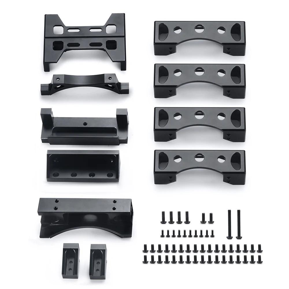 TRINOOD Metal Cross Beam Kit Front/Middle/Tail Beam for 1/14 Tamiya King Hauler RC Tractor Truck Trailer Upgrade Parts