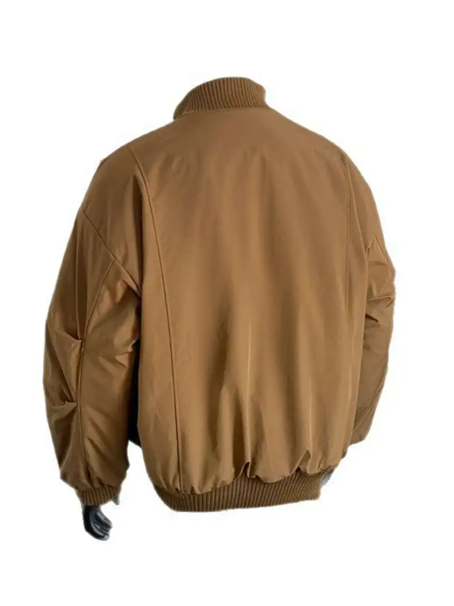 

Зимнее американское хлопковое бейсбольное пальто Sle ort Flight Jaet, мужская повседневная верхняя одежда из полиэфирного волокна на молнии