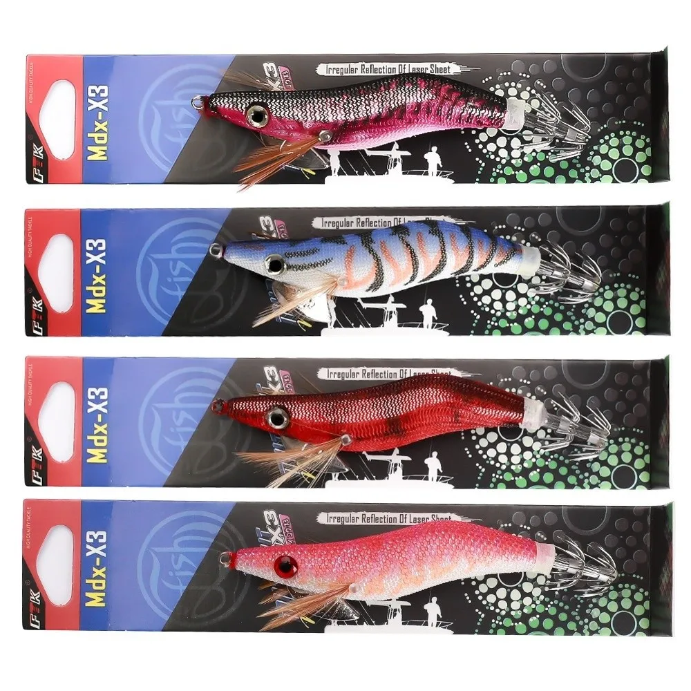 Realistic Wrapped Fishing Lures 10cm 13cm 2.5g 3.5g Prawn Lure Hard Bait Octopus Shrimp Shrimp Fishing