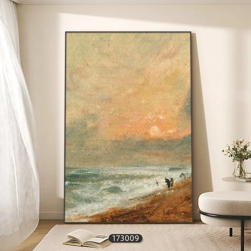 4266571 Digital oil painting living room decorative painting sofa background wall hanging painting