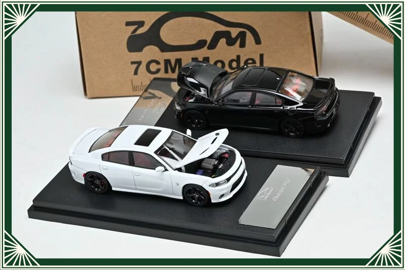 

7CM Model 1:64 2023 Charger SRT Hellcat Die-Cast Car Models Gifts