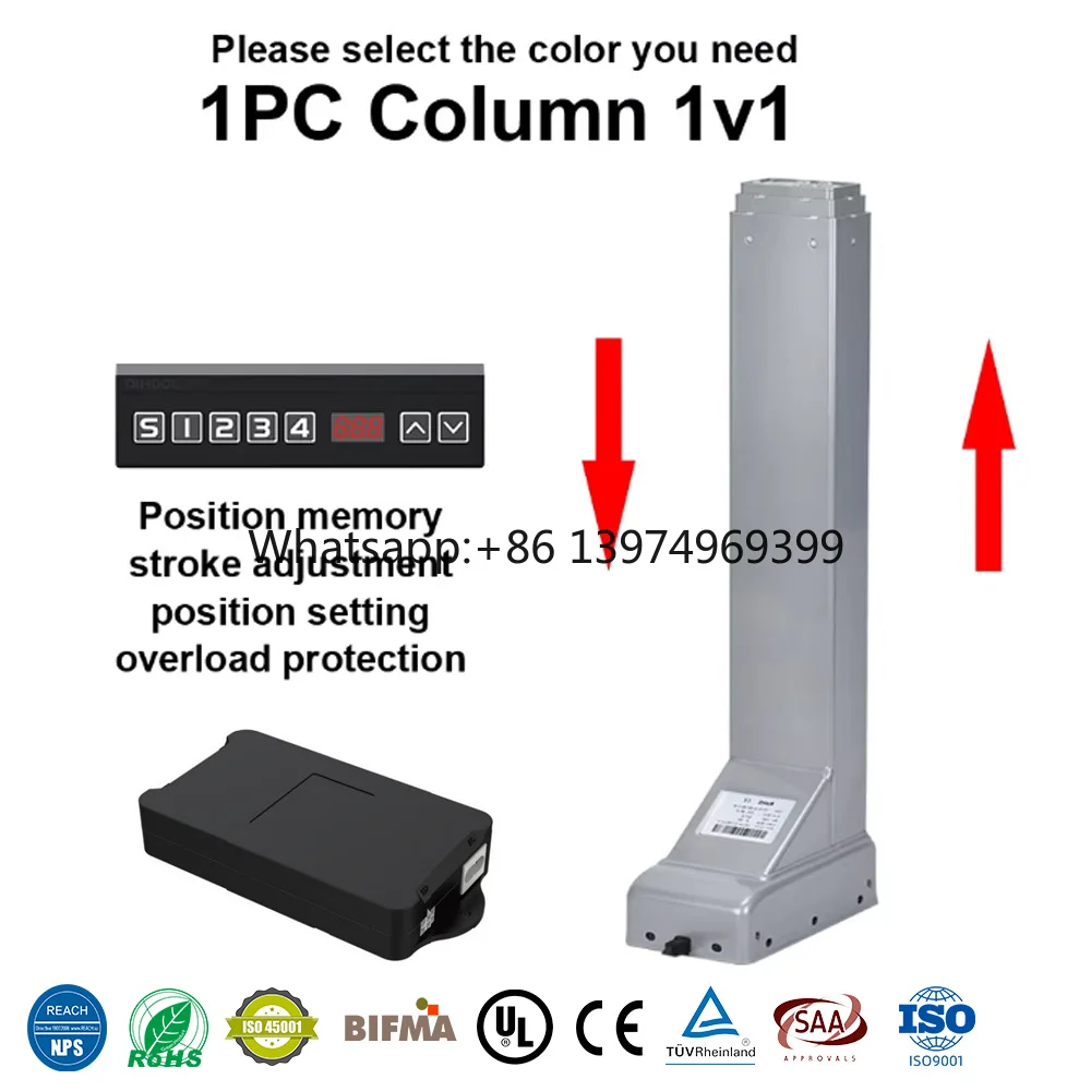 Electric Automatic Lifting Column Remote Control Telescopic Retractable Rising Bollard Cold Rolled Steel