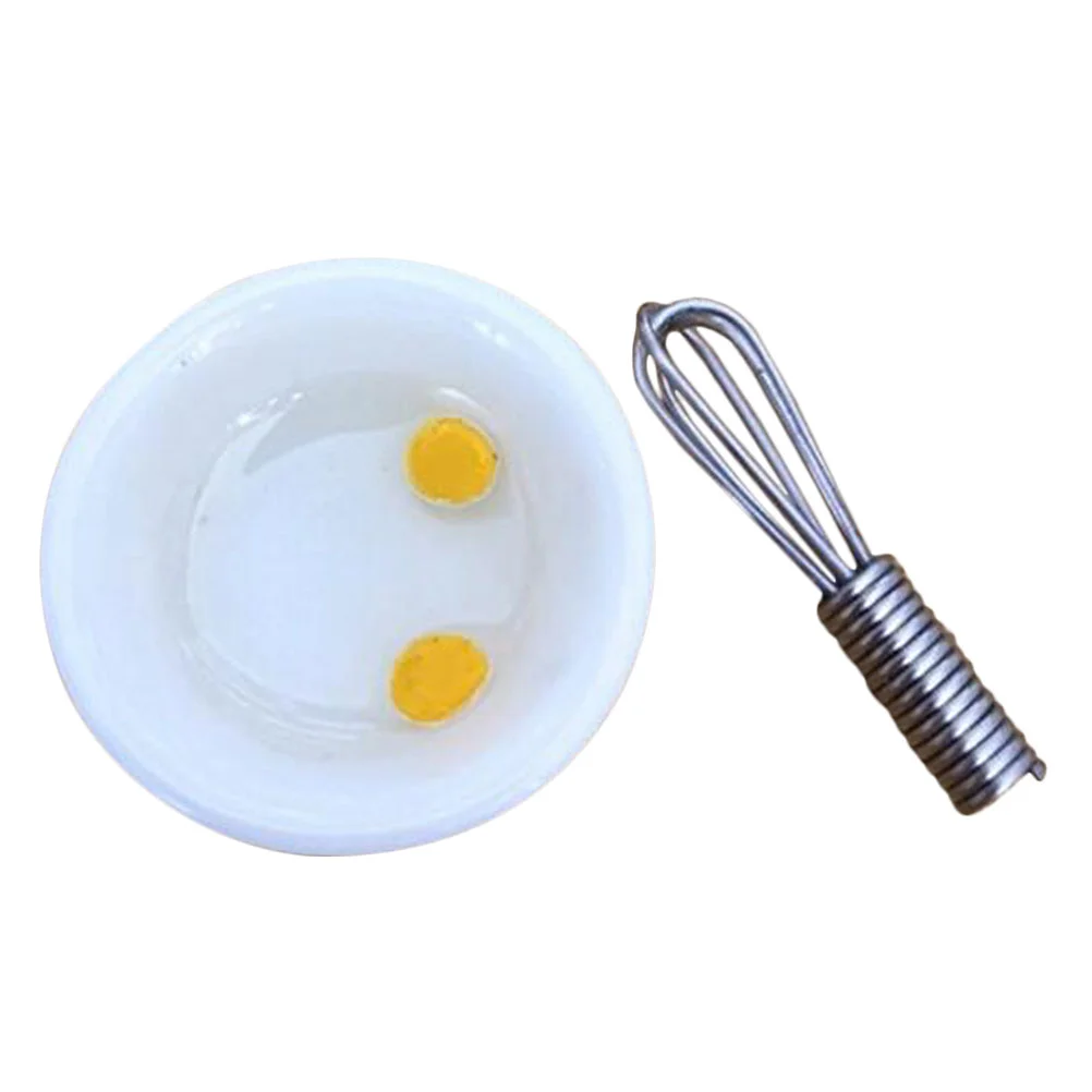 Accessories Mini Egg Child Whisk Miniture Decoration Zinc Alloy House Baking Play