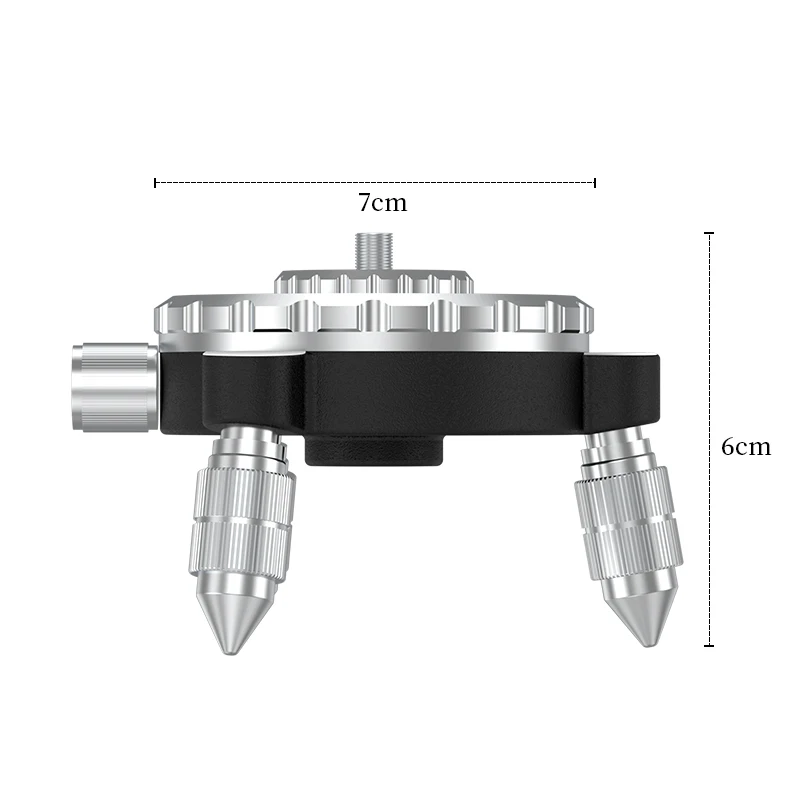 Adjustable Rotation 12/16 Lines Laser Level Metal Tripod Bracket 360° Rotation Base Tripod