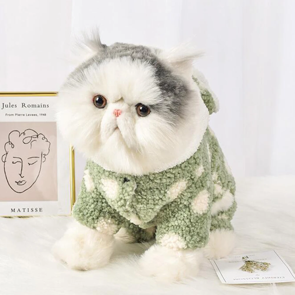 

1pc Pet Cotton Clothes For Dogs Rabbit Ear Design Durable Comfortable Dog Shirts Outdoor Walking Fashion Green Size M