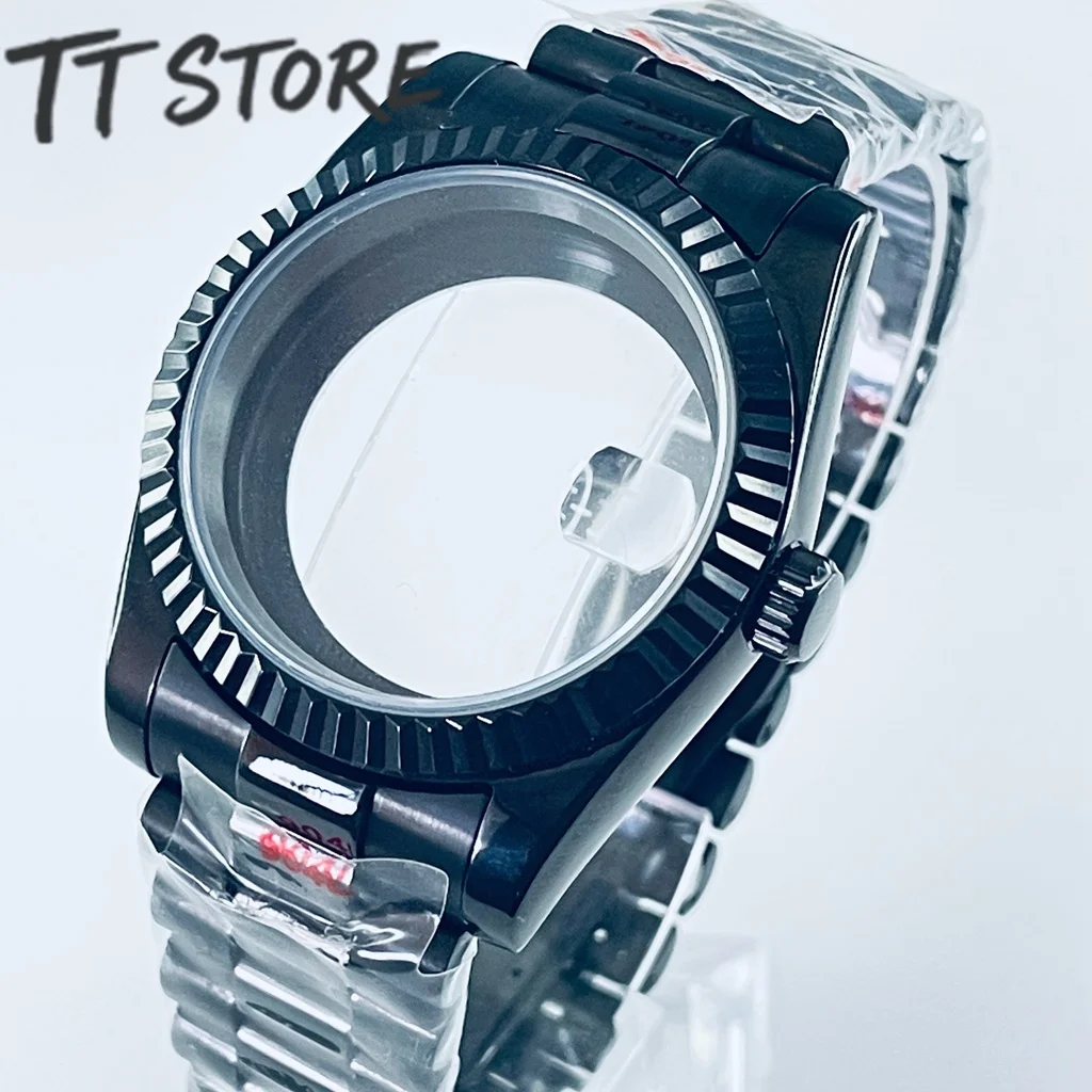 

36 мм 40 мм Серебро Черное Золото Розовое Золото NH34 NH35 NH36 NH38 NH39 NH70 NH72 ETA2824 PT5000 Корпус для часов Топ Водонепроницаемый Сапфир Crysta