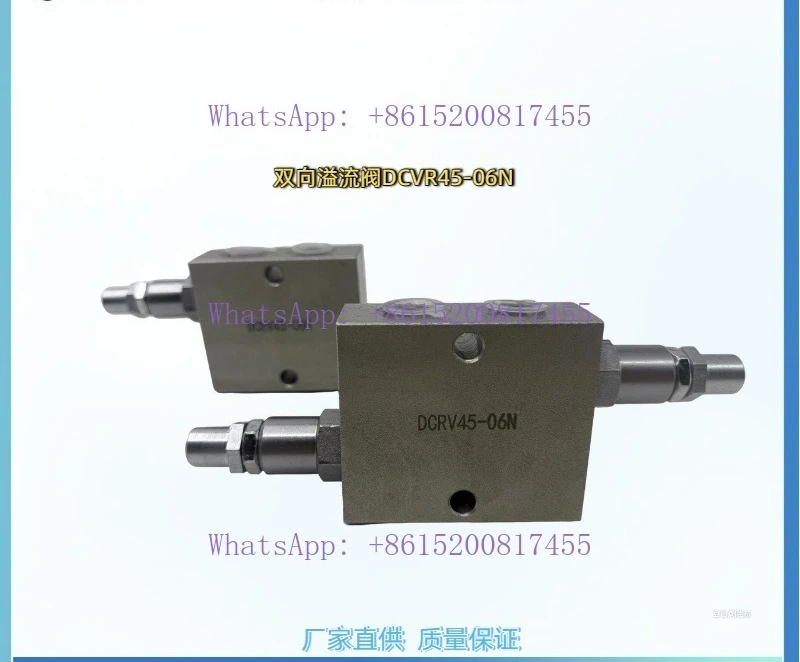 Bidirectional overflow valve DCRV45-06N