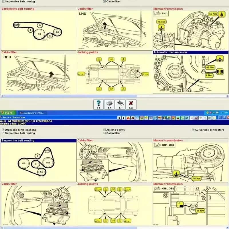 Neueste Auto-Car-Reparatur-Software 2023. Auto.data 3.45-Software-Update 2014 Autodata 3.45-Software Auto-Reparatur-Tool-Daten