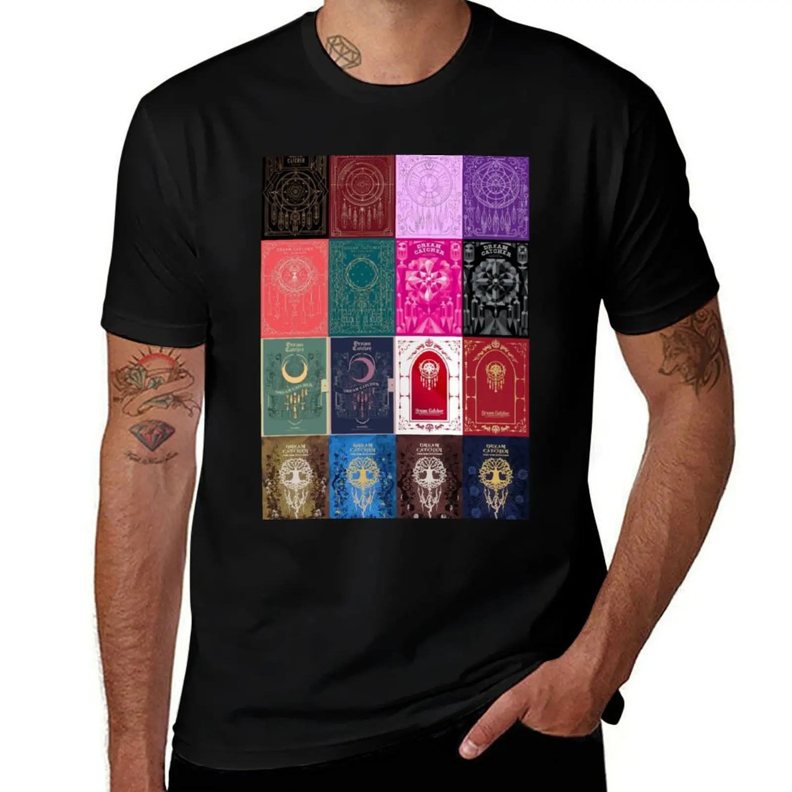 Dreamcatcher kpop album collage T-Shirt man t shirts for men T-Shirt