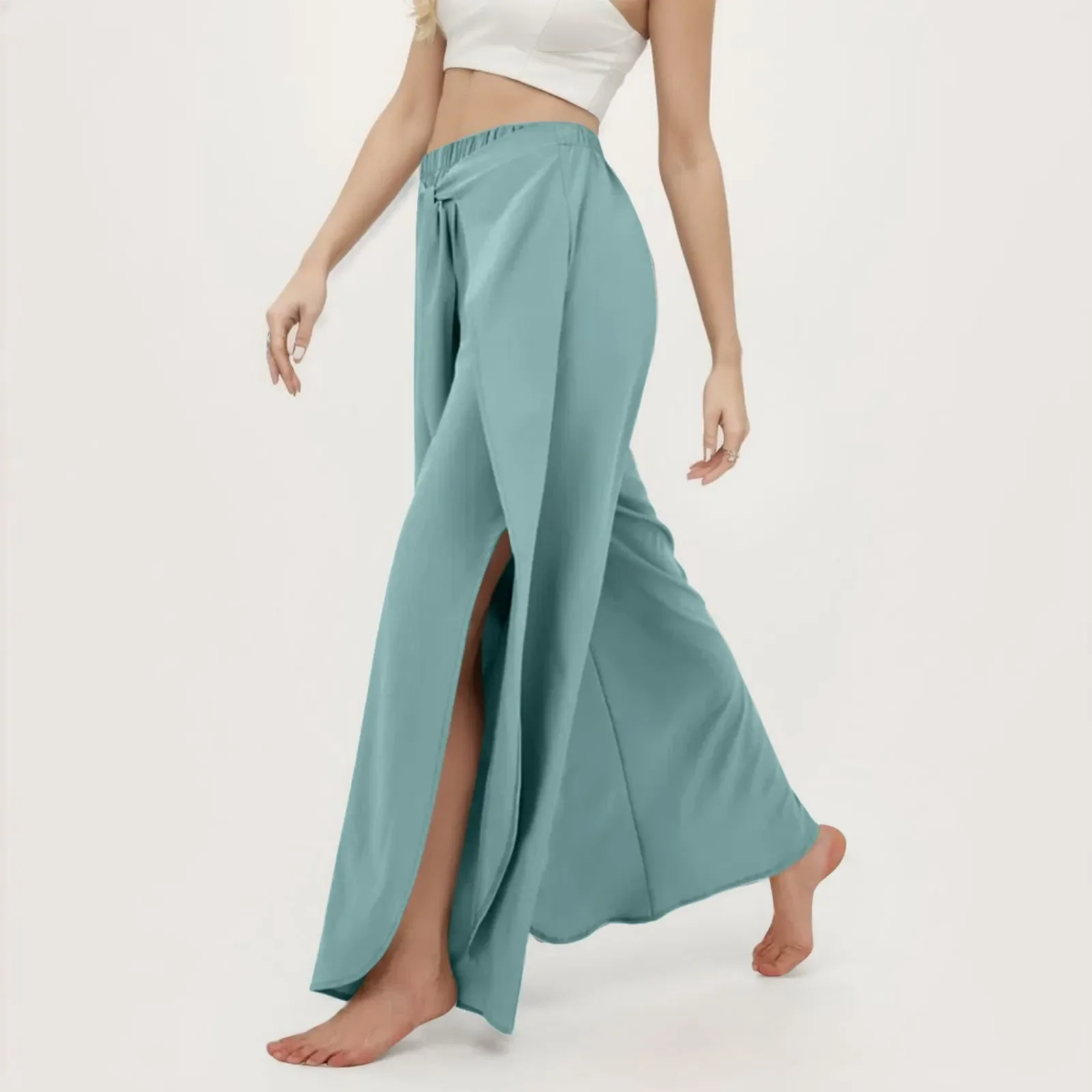 Süße lässige lange Hose Jogginghose für Frauen Damen hohe Taille Streifen elastische Taille lose Yoga Hosen Y2k Kleidung Alltagskleidung