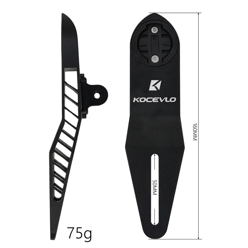 Alloy 3D Printed Road Bicycle Computer Mount Holder Suitable for Integrated Handlebar Extension Support Bracket for Garmin GoPro