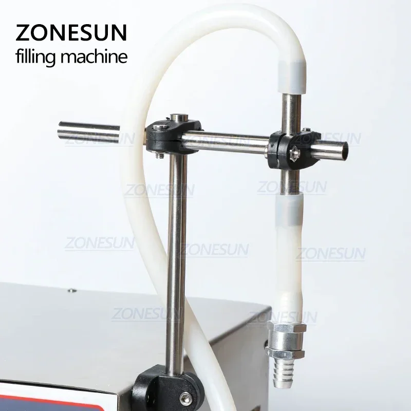 ZONESUN ZS-GFK17B آلة تعبئة شبه أوتوماتيكية لليدين المطهر الغسيل زيت الطبخ الحليب آلة تعبئة الزجاجات السائلة