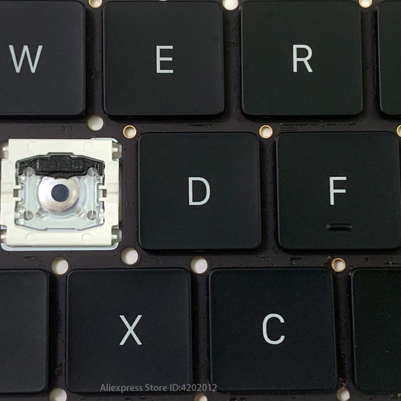 Teclado de repuesto para portátil, teclas y Clips para Apple A1989 A1990 A1932, tapa y bisagra Q W E R T Y U I O P A