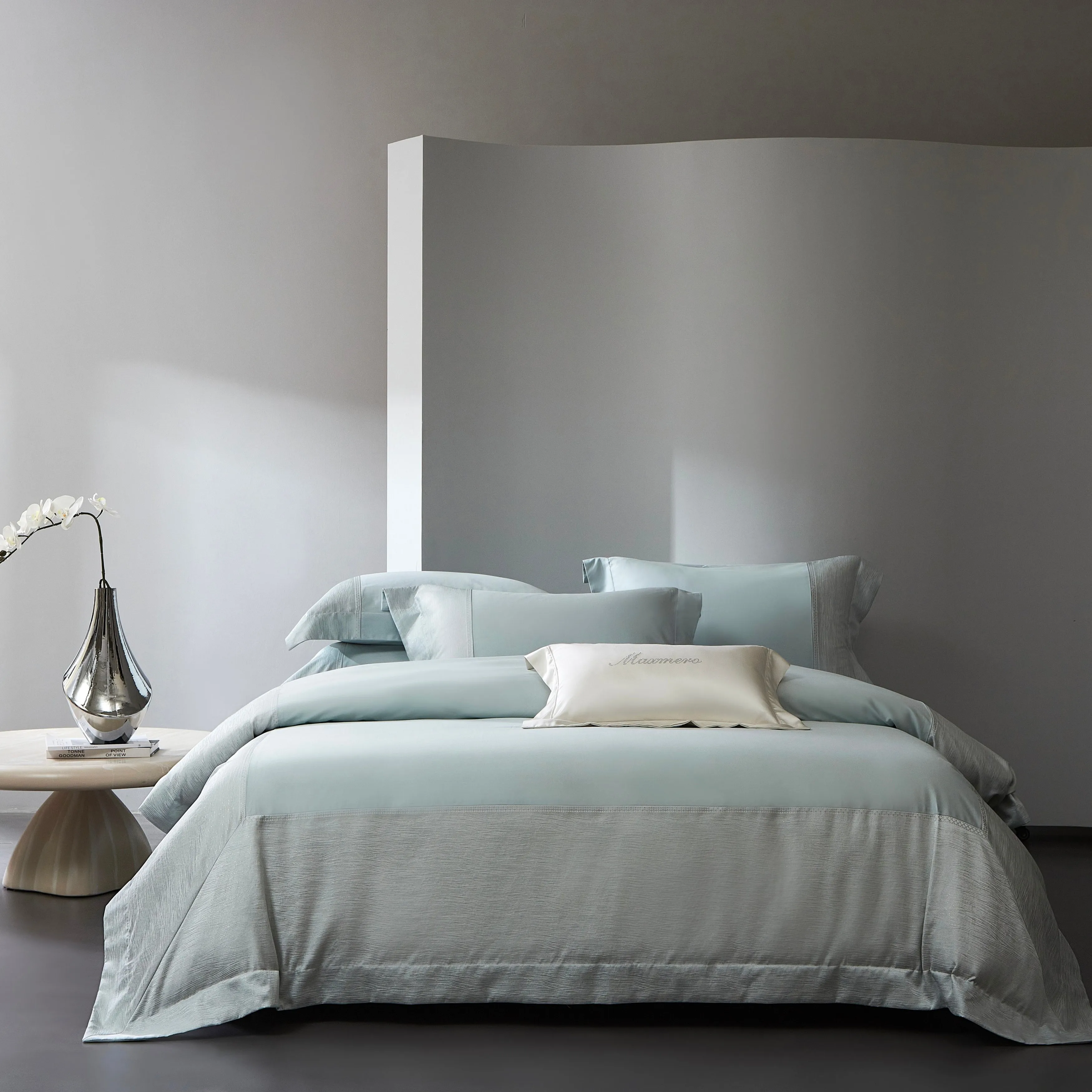 100S High Precision Bedding Set, Silky Soft Duvet Cover & Bed Linen, King Queen Full Size