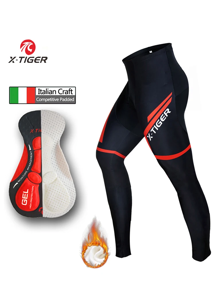 AliExpress X-TIGER X-Tiger Winter Cycling Pants Coolmax with 5D gel Pad Pantalon MTB Mountain Road Bike Pants Bicycle