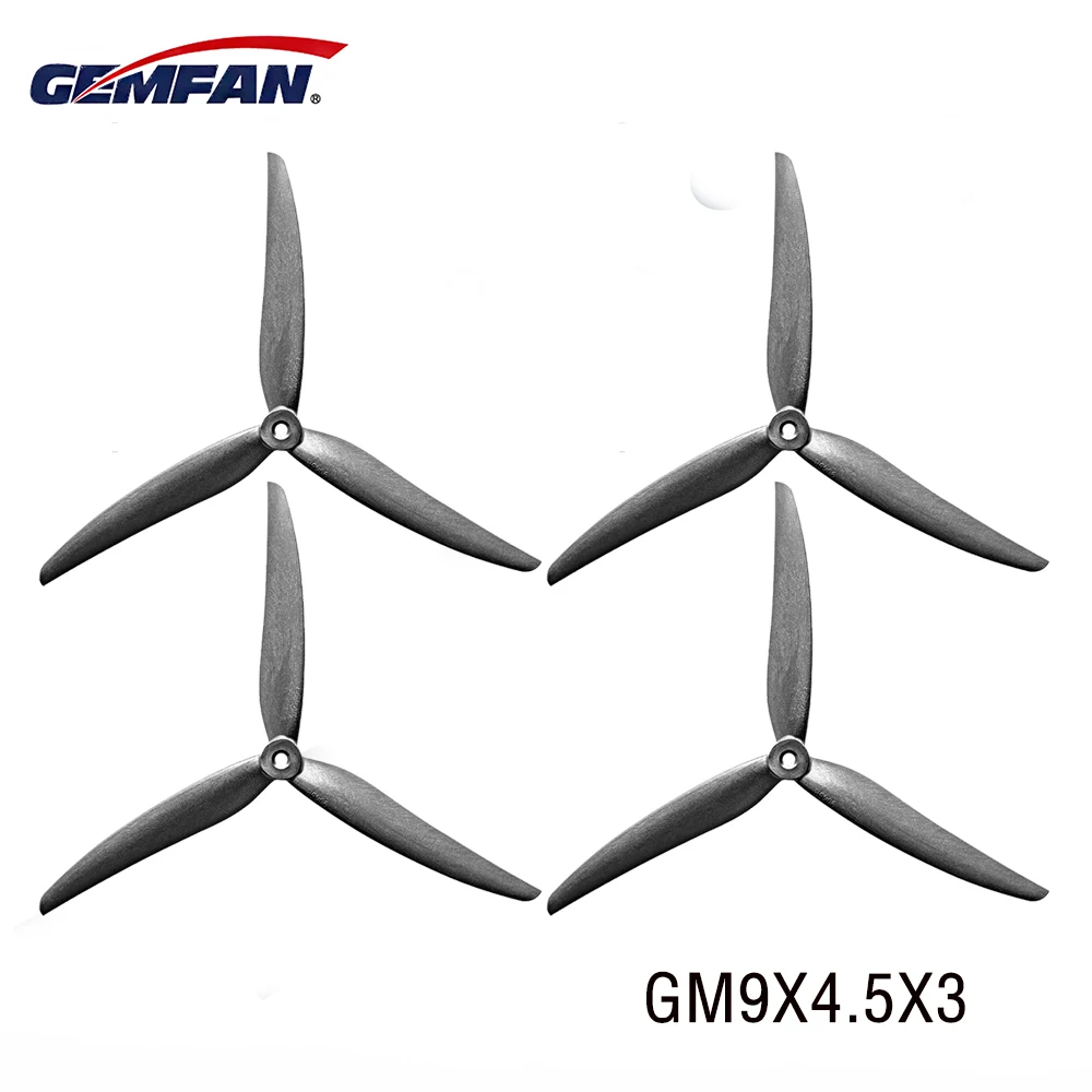 

2pairs GENFAM 9045 9X4.5X3 Blad propeller (2CW+2CCW) for FPV Mark 9-inch carbon fiber frame motor 3115 900KV/640KV accessories