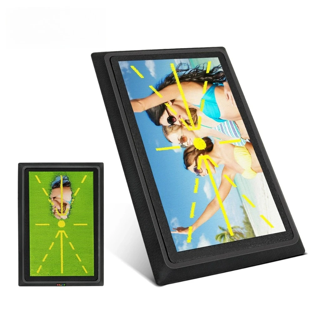 Golf Swing Strike Mat Records Trajectory Direction Detection Pad Indoor Pearl Scale Beauty Pattern PM130-A