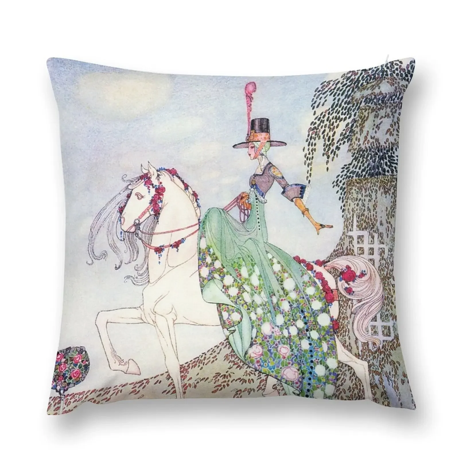 The Brave Rider Kay Nielsen Throw Pillow Decorative pillowcase Sofa Cushions Cover Cushions pillow