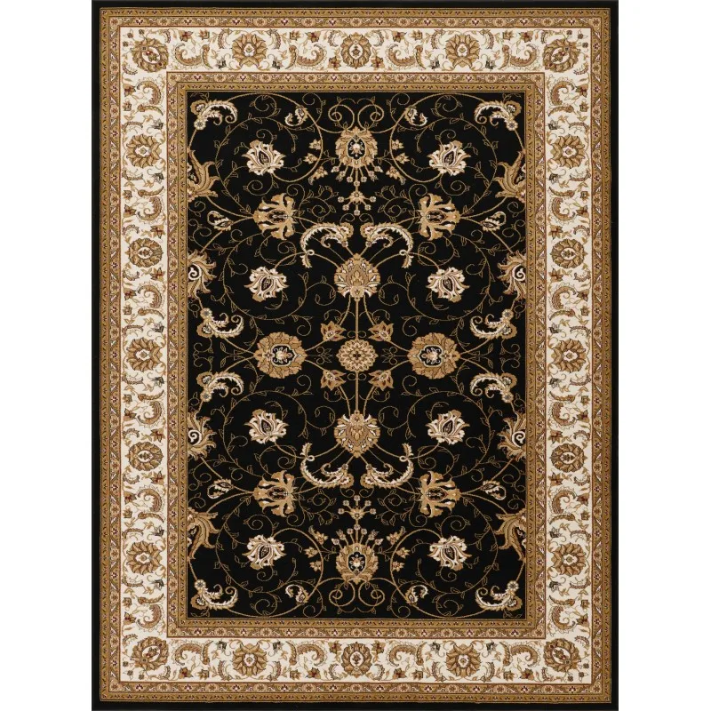

Manchester GC_HER5001 Black 5 ft. 3 in. x 7 ft. 3 in. Area Rug