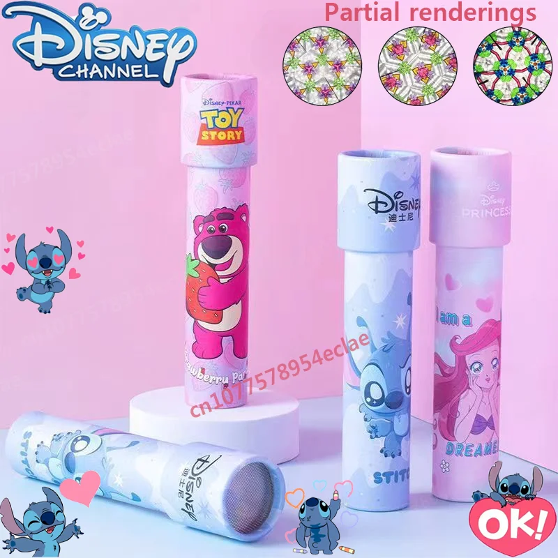 

Disney Stitch Colorful Kaleidoscope Variety Prism Telescope Puzzle Explore Scientific Experiments Parent-child Interactive Toys