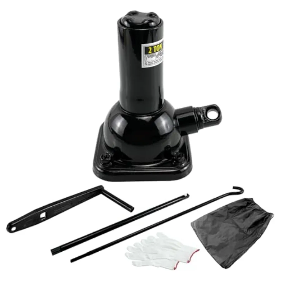 

2 Ton Heavy Duty Spiral Jack Stand Combo for Trucks/SUVs 4000 lb Capacity 7.08-15.35 Lift Compatible with F150 Silverado Ram To