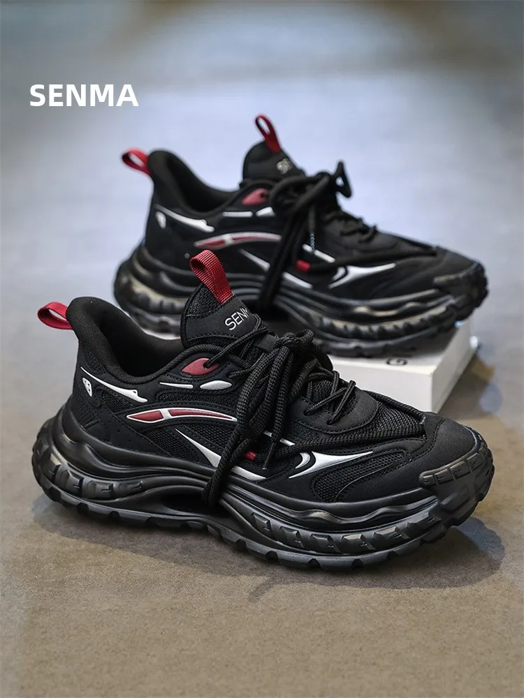 sports-d'hiver-pour-hommes-course-oes-anti-derapant-o-absorption-pneu-bot-dad-oes-faionable-decontracte-baskets-basses