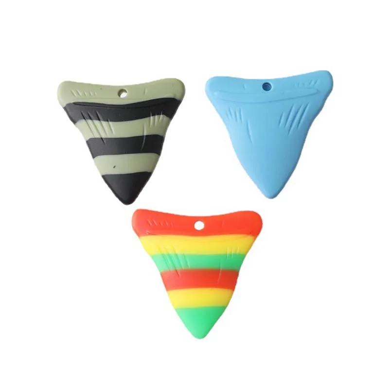 Sensory Chew Necklace Shark Silicone Pendant Baby Silicone Biting  Teether Toy, Silicone Teether for Kids Boys Girls Autism