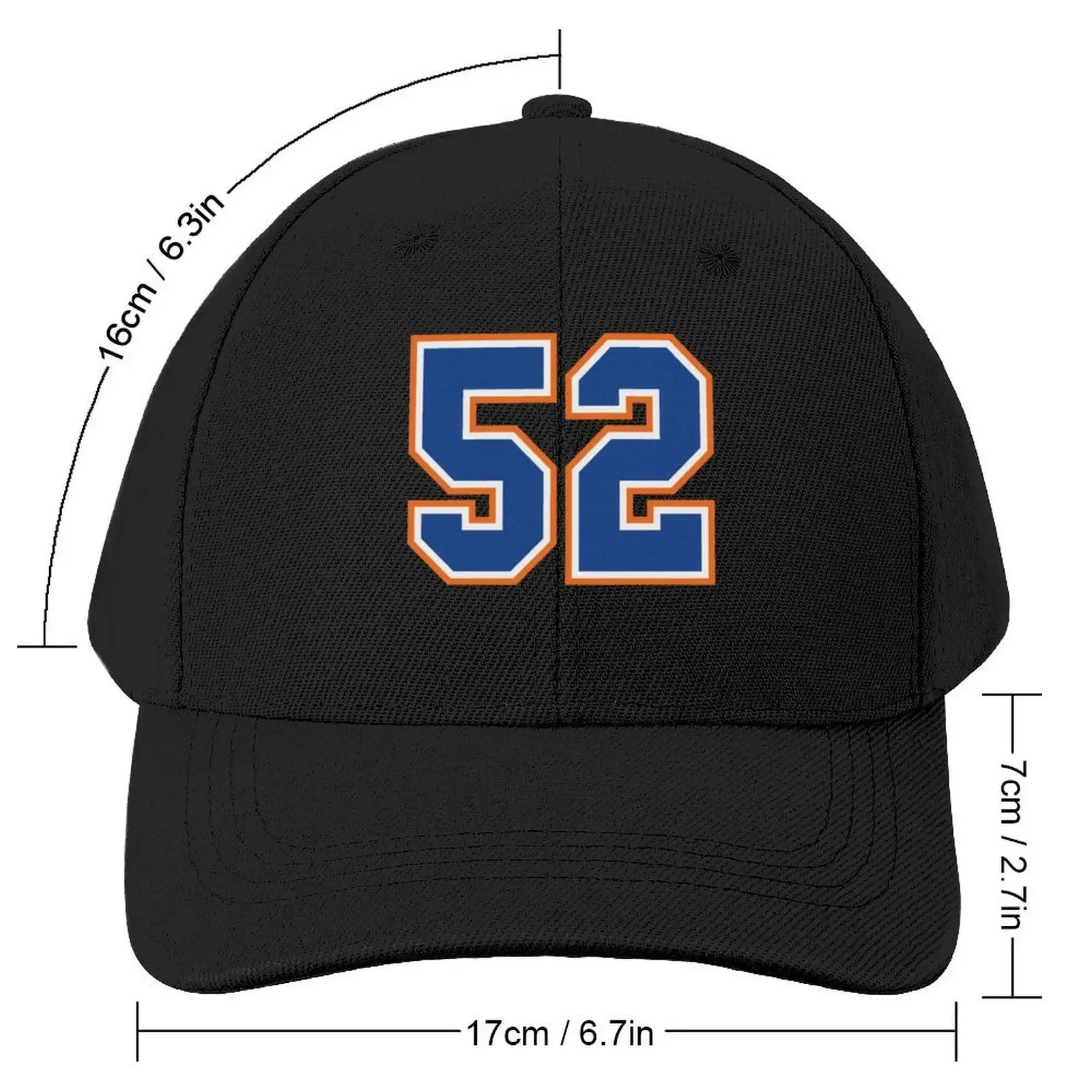 Fifty Two Jersey Number Sports 52 Baseball Cap Designer Hat Vintage Dropshipping Baseball For Men Women's