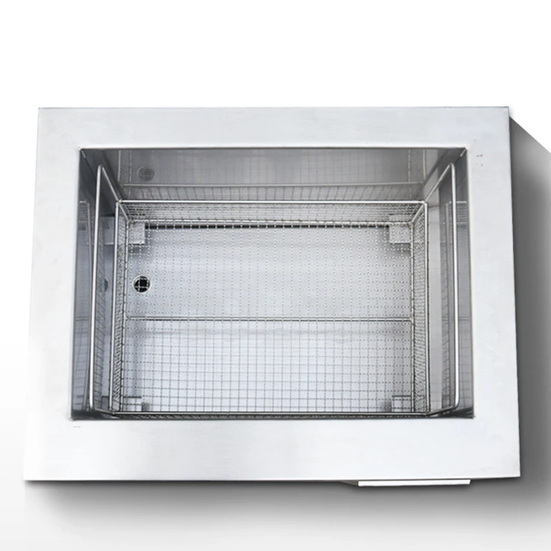 38L Industrial Integrated Ultrasonic Cleaning Machine, Degreasing & Rust Removal Cleaner for Hardware & Aluminum Parts