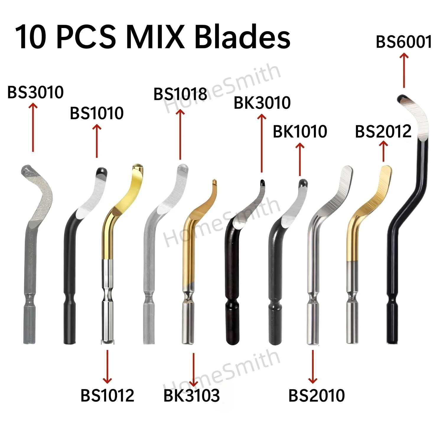 Deburring Tool Kit RB1000 with 20 Blades BS1010 BS1012 BS1018 BS3010 BK3010 BS2010 BS2012 BK3103 BK1010 BS6001 for Metal Plastic