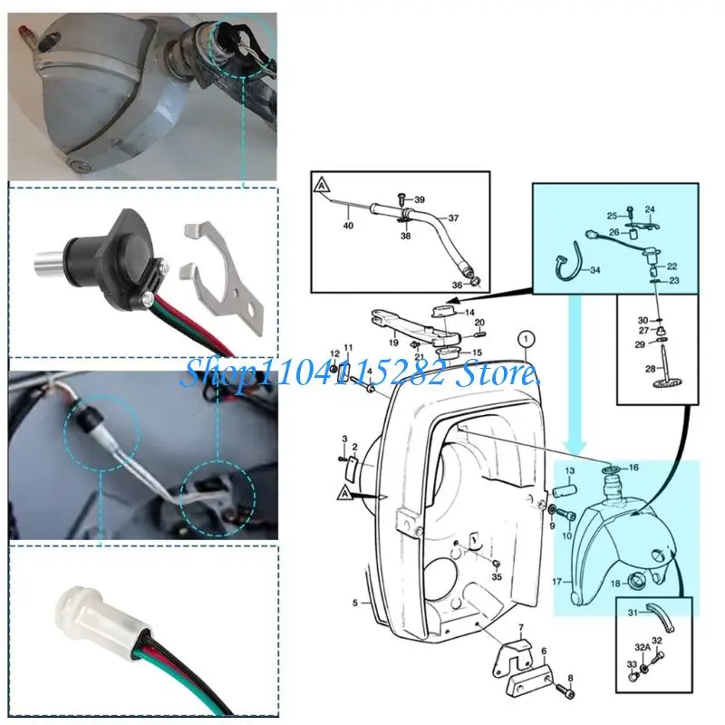 

Plastic And Metal Trim Sender Assembly Suitable For Boat Marine Vessels Engine Models 22314183 873531 21985533 22312137