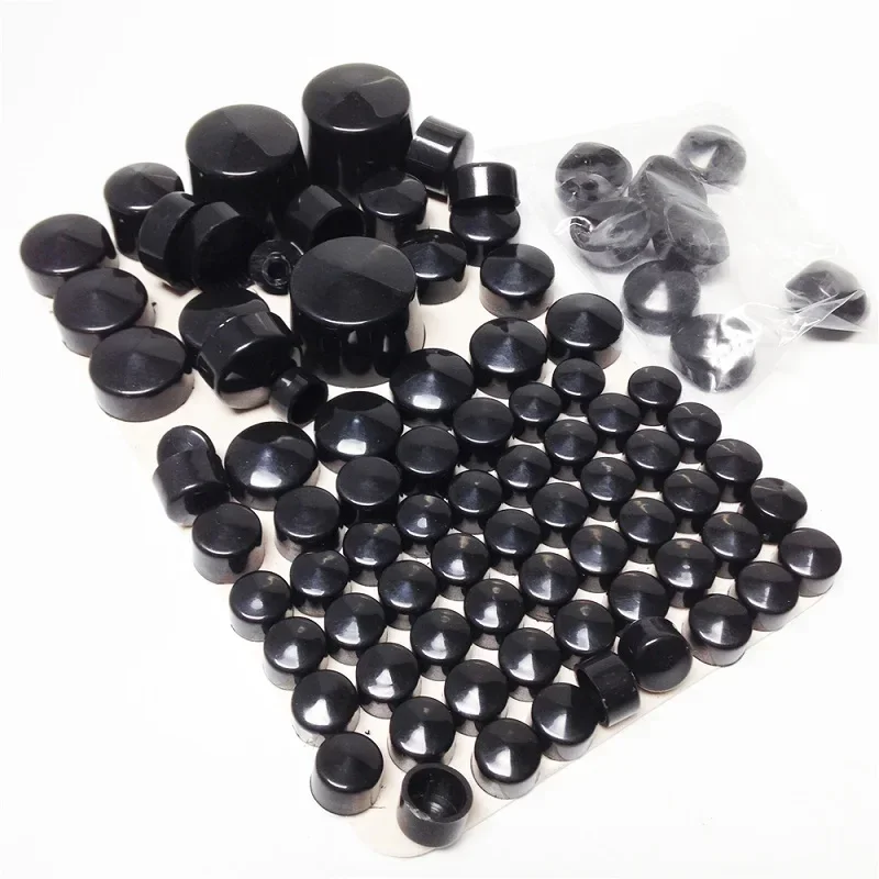 Parti del motociclo Bulloni neri Toppers Caps per Harley Davidson Softail Twin Cam 2000-2006