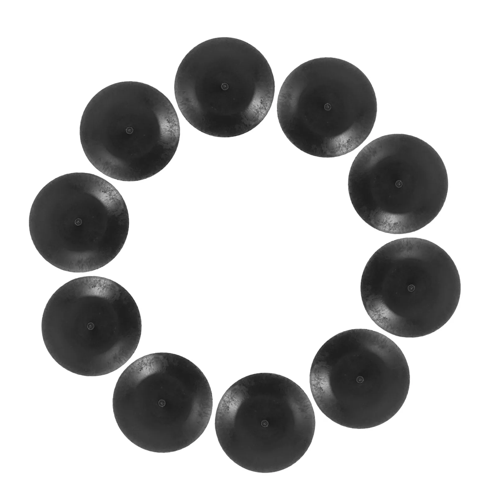 100Pcs Plastic Sealing Hole Plugs for Car Doors Bumpers Noise Reduction Watertight Shock Absorber Auto Body Plugs Round Stoppers