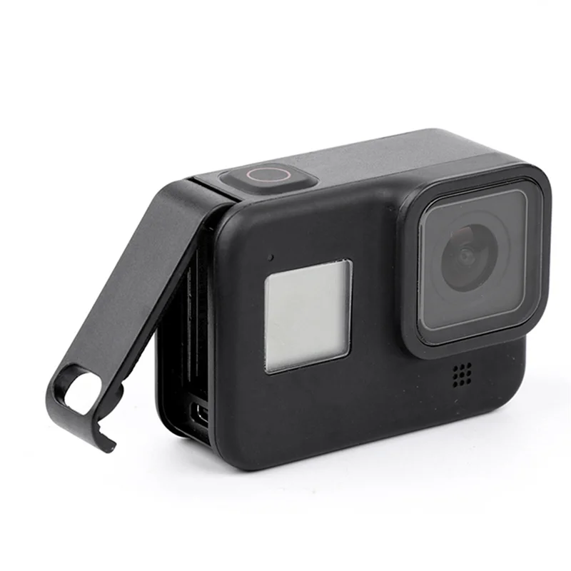 AS95-2X لـ Gopro Hero8 غطاء البطارية تصميم منفذ قابل لإعادة الشحن غطاء حماية لملحقات كاميرا Gopro الرياضية