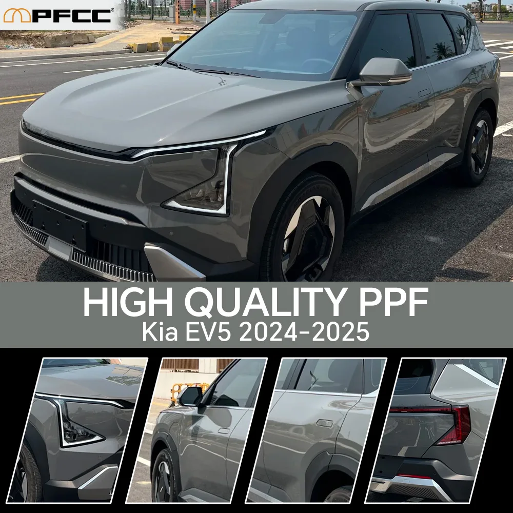 For KIA EV5 2024 2025 Anti-Scratch TPU Paint Protection Film Pre-cut PPF Car Body Kit Resistant Repairable Bra Car Accessories
