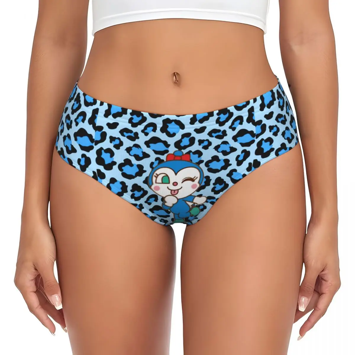 

Custom Anpanman Comic Manga Brief Panties Women's Stretch Mangas Underwear