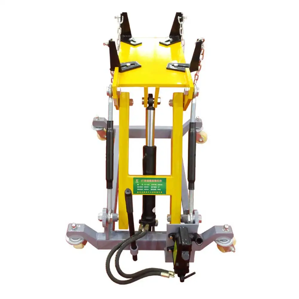 2T 3T Car Low Transporter Hydraulic Hoist Crane Trolley Transmission Shipping Stand Auto Parts Repair Rquipment