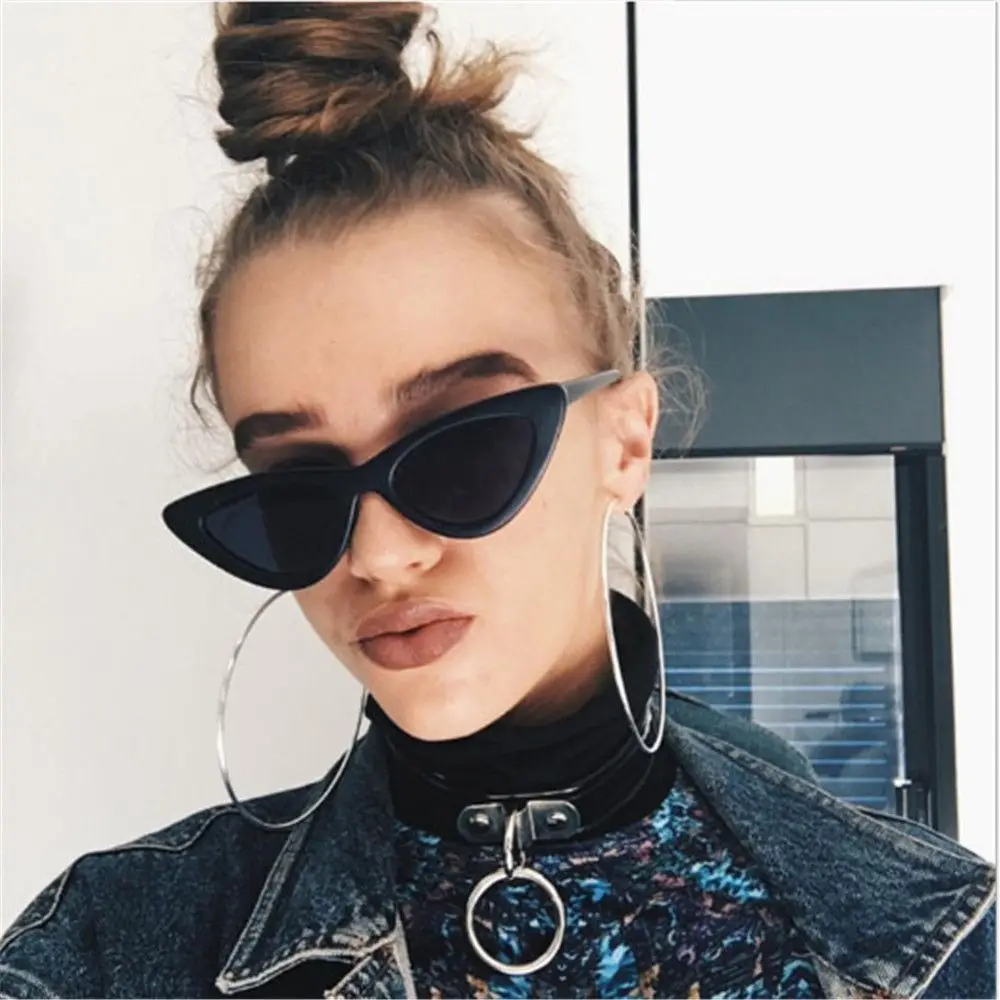 Sexy Retro Sunglasses Women Fashion Small Triangle Sunglasses Female Shades Trending Streetwear Eyewear UV400 Driving Sunglass