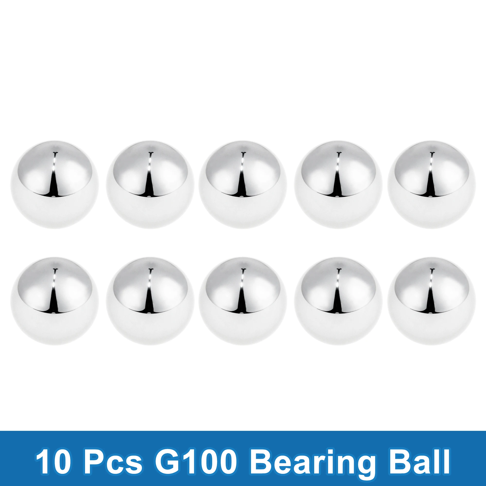 

X Autohaux 17,0 мм подшипник шарикоподшипник сталь G100 прецизионный шарик серебристого тона 10 шт.