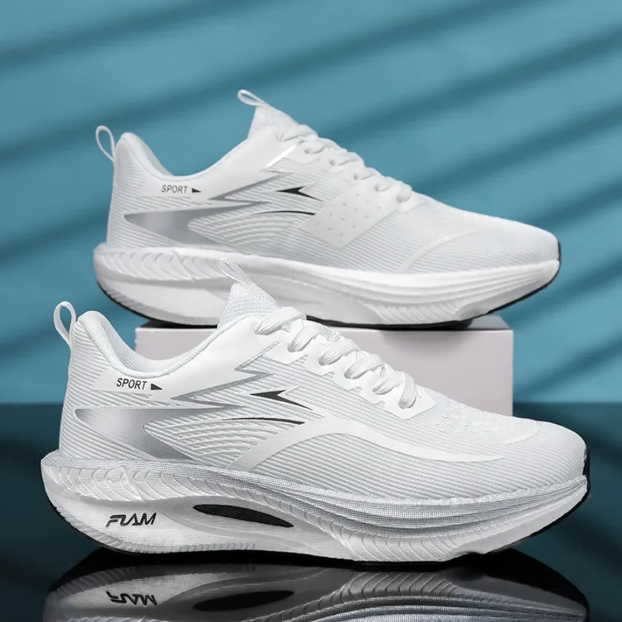 Zapatillas Deportivas para Hombre 2026, con Placa de Carbono, Amortiguación, Transpirables, Ligeras, Cómodas, Antideslizantes, para Mujer