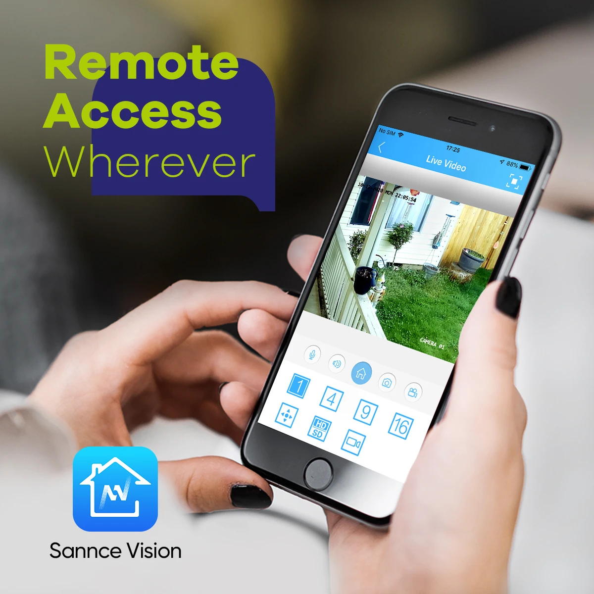 SANNCE 4 Channel DVR Recorder With 10.1 Inch Monitor 1080P Analog CCTV Security System 4Pcs 1080P Video Surveillance System