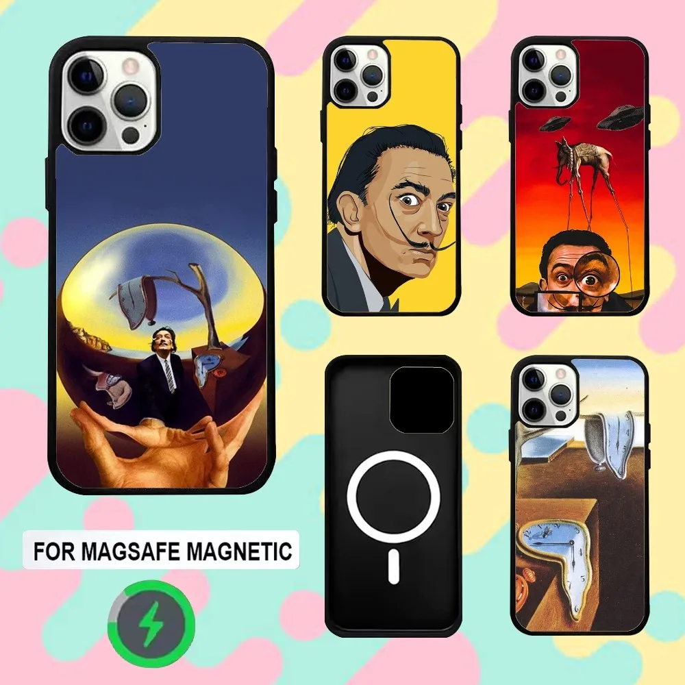 

Etui Salvador Dali Painting Phone Case For iPhone 16,15,14,13,12,11,Plus,Pro,Max,Mini Magsafe Magnetic Wireless Charging