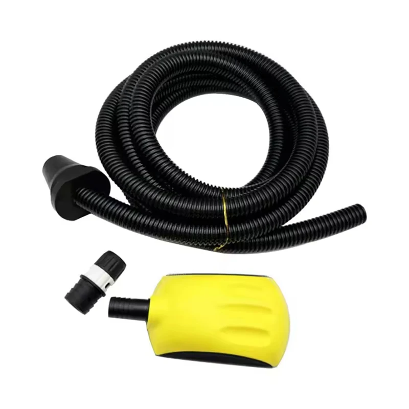 

6-дюймовый шлифовальный блок с 32 отверстиями, опорная пластина для шлифовальных дисков на липучке, держатель для деревянной мебели, автомобиля «сделай сам», с трубкой 4 м