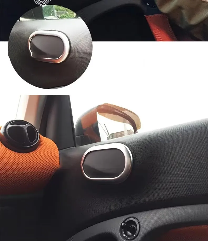 Car Child Safety Inner Handle Protective Cover Anti Pinch Hand For  Smart 453 Fortwo Forfour Car Accessories Sticker