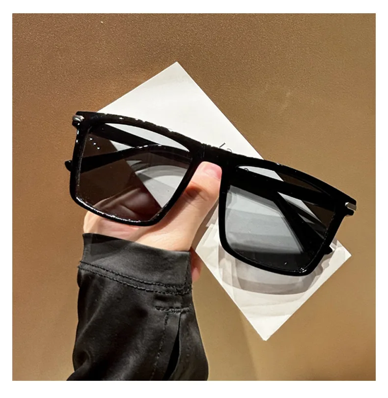 Übergroße quadratische Sonnenbrille für Männer Vintage Flat Top Sonnenbrille Mode Damen Sonnenbrille Luxusmarke Designer Tom Brillen – Detail 5